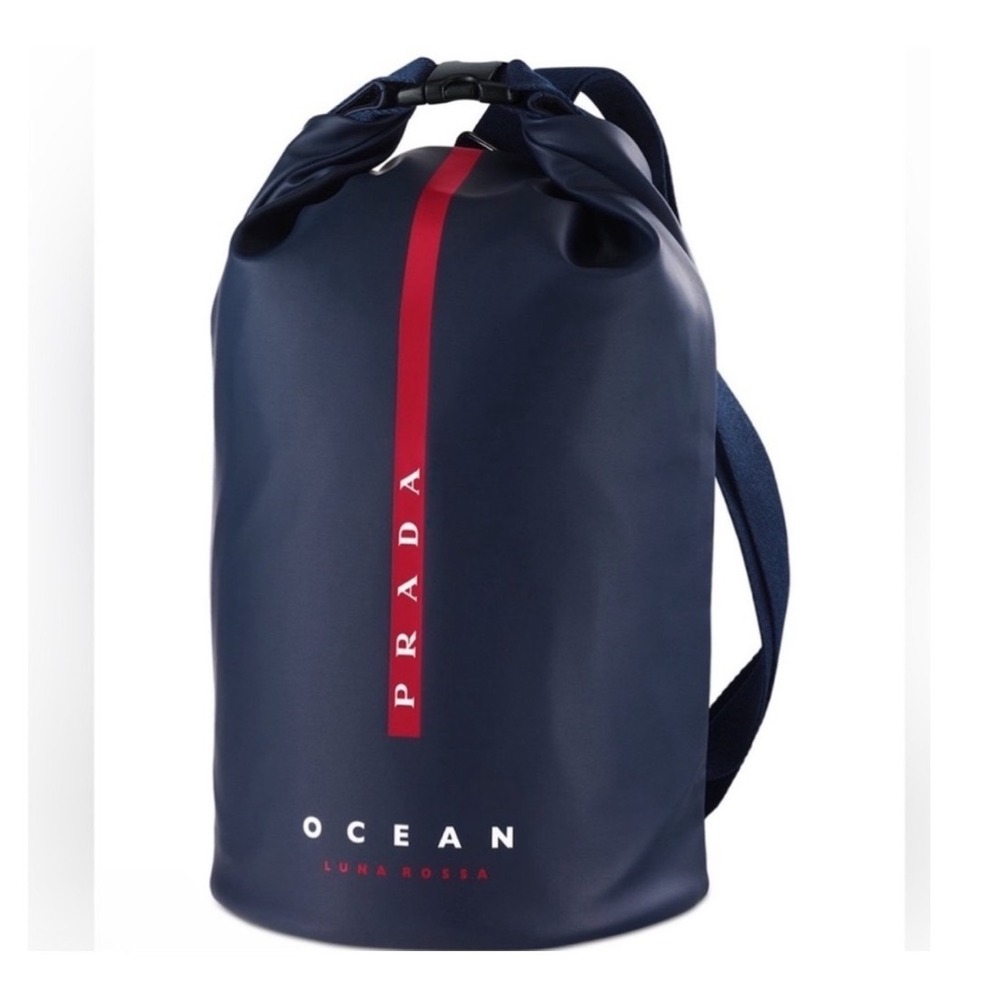 Prada Beauty Luna Rossa Sailing Bag Black OS New or Gently Used In Packaging